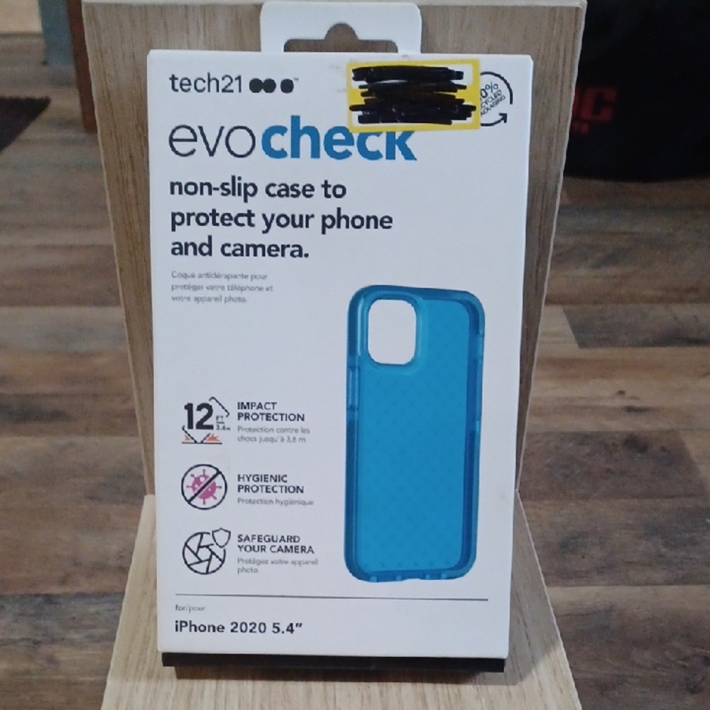 Tech21 Evo Check Aqua Case for iPhone 2020 5.4"